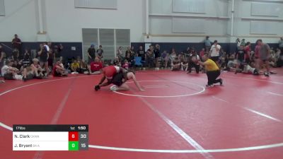 171 lbs Pools - Nigil Clark, Ckwa vs Jordan Bryant, 84 Athletes (VA)