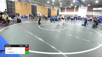 113 lbs Cons. Round 2 - Ethan Mourer, Capistrano Valley H S vs Lex Ladao, Rancho Bernardo