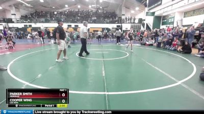 95 lbs Semifinal - Parker Smith, Meridian vs Cooper Wing, Les Bois