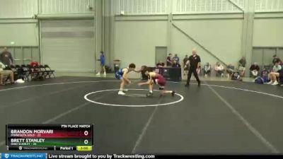 113 lbs Placement Matches (8 Team) - Brandon Morvari, Minnesota Gold vs Brett Stanley, Ohio Scarlet