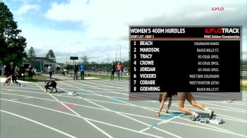 Women's 400m Hurdles, Heat 3