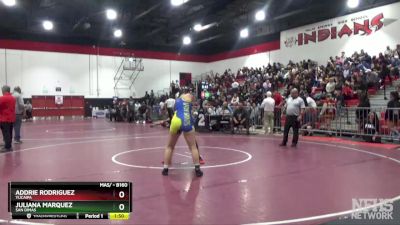 Semifinal - Juliana Marquez, San Dimas vs Addrie Rodriguez, Yucaipa