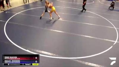 102 lbs Semifinal - Zeke Ranvek, MN Elite Wrestling Club vs Regan Johnson, Wrestling Brotherhood