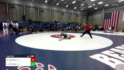 190 lbs Consi Of 16 #1 - Ocean Montero, Clovis West vs John O`Brien, Bishop Alemany