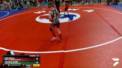 56 lbs Cons. Round 2 - Levi Mills, Douglas Wrestling Club vs McKrae Darr, Douglas Wrestling Club