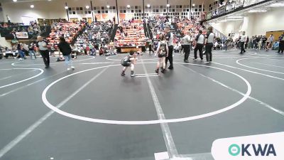 83 lbs Round Of 16 - Preston Plunk, Coweta Tiger Wrestling vs Clayton Warner, Sallisaw Takedown Club