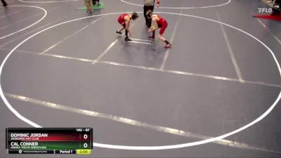 87 lbs Champ. Round 2 - Cal Conner, Anoka Youth Wrestling vs Dominic Jordan, Shakopee Mat Club