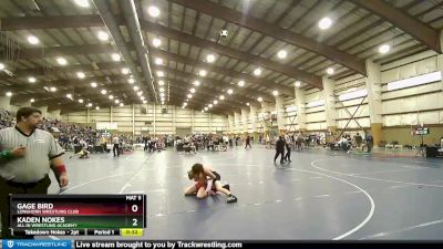 114 lbs Cons. Semi - Gage Bird, Longhorn Wrestling Club vs Kaden Nokes, All In Wrestling Academy