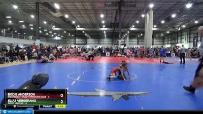 55 lbs Round 2 (4 Team) - Elias Vergerano, GREAT NECK WC vs Bodie Anderson, SHENANDOAH VALLEY WRESTLING CLUB