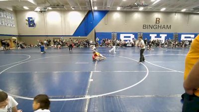 58 lbs Cons. Round 2 - Adrian Flowers, Top Of Utah vs Luke Schlosser, Uintah Wrestling