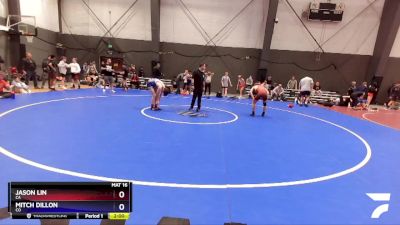 113 lbs Cons. Round 3 - Jason Lin, CA vs Mitch Dillon, CO