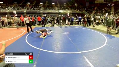 101 lbs Rr Rnd 2 - Riley Pedersen, Glasgow WC vs AuBree Hoff, Team Montana