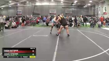220 lbs Placement Matches (8 Team) - Shane Nitschke, Dakota Hillbillies vs Davin Mattimoe, Wyoming Gold