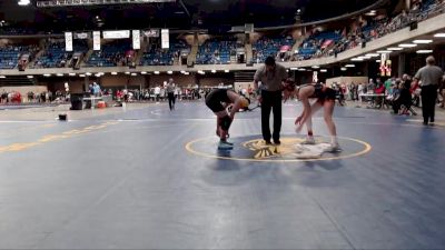120 lbs Cons. Round 1 - Logan Battersby, MAINE WEST vs Carter Mayes, Normal