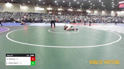 132 lbs Round Of 32 - Rowdey Peterson, JWC vs Robert Martinez, Tulare Titans Wrestling Club