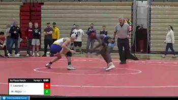 132 lbs 1st Place Match - Michael Major, Carmel vs Teyon Leonard, Fishers Wrestling Club