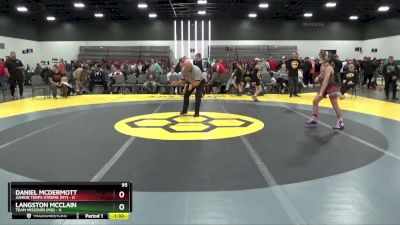 95 lbs Placement Matches (8 Team) - Daniel McDermott, Junior Terps Xtreme (MY) vs Langston McClain, Team Missouri (MO)