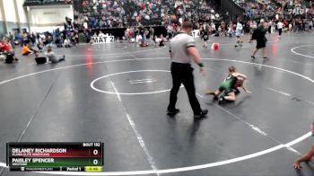 51-55 lbs Semifinal - Delaney Richardson, Plains Elite Wrestling vs Paisley Spencer, Westside