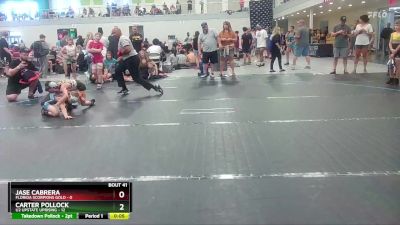 60 lbs Round 9 (10 Team) - Jase Cabrera, Florida Scorpions Gold vs Carter Pollock, U2 Upstate Uprising