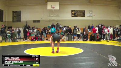 100 lbs Quarterfinal - Xavier Kimbrough, Sierra Sabers vs Camm Colgate, Run To Danger Eastside