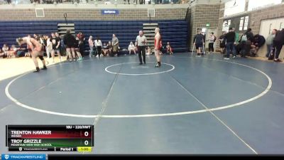 220/HWT 2nd Place Match - Troy Grizzle, Mountain View High School vs Trenton Hawker, Weiser