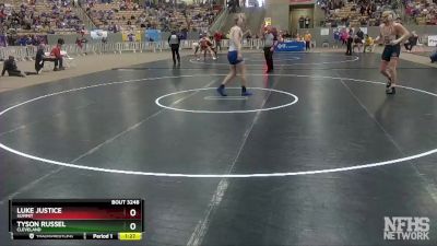 AA 195 lbs Semifinal - Tyson Russel, Cleveland vs Luke Justice, Summit