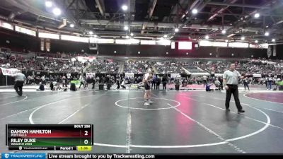 152 lbs Champ. Round 1 - Riley Duke, Wasatch Utah vs Damion Hamilton, Post Falls