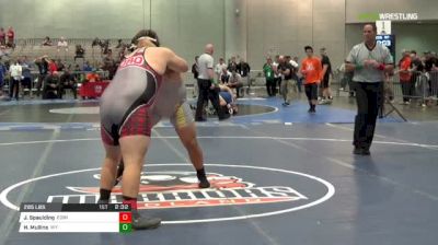 285 lbs Round of 32 - Jon Spaulding, Edinboro vs Hunter Mullins, Wyoming