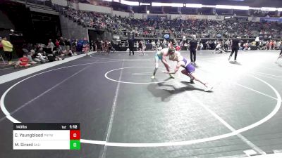 140 lbs Consi Of 8 #2 - Cooper Youngblood, Pleasant Hill Youth Wrestling Club vs Maddox Girard, Salina Wrestling Club