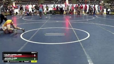 108 lbs Round 2 (4 Team) - Caleb Cappellano, BadBass Green vs Jayson Clark, Michigan Mafia