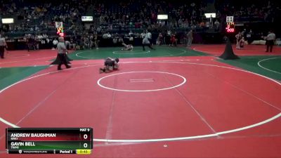 110 lbs Cons. Round 1 - Gavin Bell, TWM1 vs Andrew Baughman, NRK1