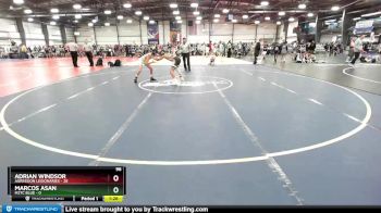 96 lbs Rd# 9- 2:15pm Saturday Final Pool - Adrian Windsor, Agression Legionaries vs Marcos Asan, M2TC Blue