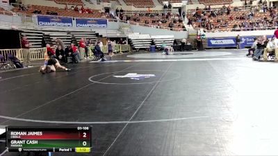 D1-106 lbs Champ. Round 1 - Roman Jaimes, Cibola vs Grant Cash, Marana