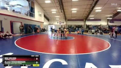 144 lbs 3rd Place Match - Elijah Rinkenberger, Thunder Basin High School vs Ben Wilson, Campbell County