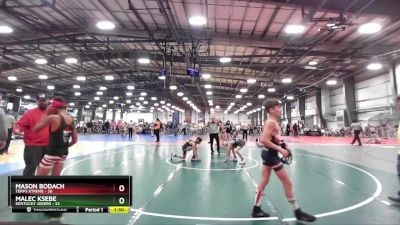 92 lbs Rd# 9- 2:15pm Saturday Final Pool - Malec Ksebe, Kentucky Jokers vs Mason Bodach, Terps Xtreme