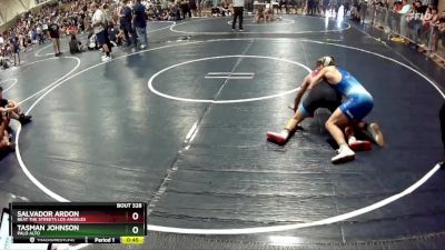 128 lbs Cons. Round 2 - Tasman Johnson, Palo Alto vs Salvador Ardon, Beat The Streets Los Angeles