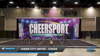 Cheer City United - CHAOS [2022 L1 Tiny - Novice - Restrictions Day 1] 2022 CHEERSPORT Hot Springs Classic