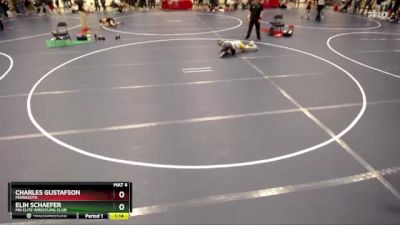 74 lbs Cons. Round 4 - Elih Schaefer, MN Elite Wrestling Club vs Charles Gustafson, Minnesota