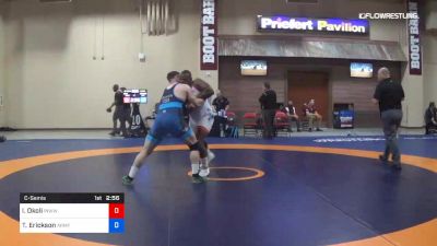 130 kg C-semis - Ike Okoli, Inland Northwest Wrestling Training Center vs Toby Erickson, Army/WCAP