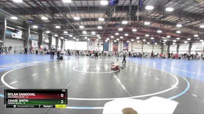 72 lbs Rd# 6- 9:00am Saturday Final Pool - Chase Smith, Minion Black vs Rylan Sandoval, Oklahoma Elite