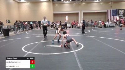 78 lbs Quarterfinal - Ausome Guillermo, Coachella Valley WC vs Archie Mendez, Nevada Elite WC