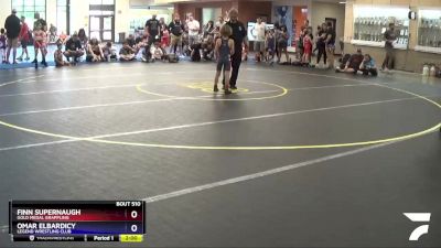 62 lbs Round 1 - Omar ElBardicy, Legend Wrestling Club vs Finn Supernaugh, Gold Medal Grappling