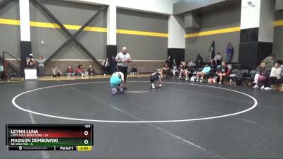 130 lbs Round 3 (16 Team) - Madison Dembowski, NE Valkyrie vs Leynn Luna, Lady Luck Wrestling