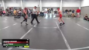 88 lbs Semis (4 Team) - Jackson Crowder, VA Elite vs Elijah Friend, MJWL