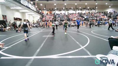 85 lbs Consi Of 4 - Jacob Meshaya, Mcalester Youth Wrestling vs Atreyu Mcdow, Miami Takedown Club