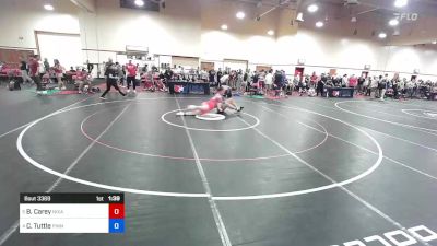 92 kg Quarters - Brennan Carey, Nixa High School Wrestling vs Cittadino Tuttle, Pinnacle Wrestling Club