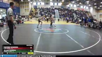 132 lbs Semifinals (8 Team) - Hayden Whidden, Lake Gibson vs Elijah Barrial, Merritt Island