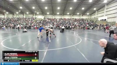 190 lbs Quarterfinal - Alan Mendez, Delta Wrestling Club vs Jesse Coxson, Champions Wrestling Club