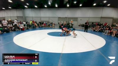 160 lbs Round 2 (8 Team) - Luca Felix, Pennsylvania vs Alexander Hutchcraft, Missouri