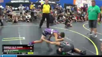 60 lbs Finals (8 Team) - Dustin Alvarado, Pomona Elite vs DAngelo `lil D` Chavez, Untouchables Purple